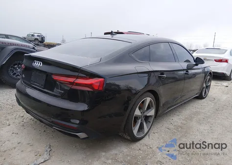 2020 Audi A5 Sportback Premium Plus 45 Tfsi Quattro S Tronic из США, поврежденный, VIN WAUCNCF57LA001435
